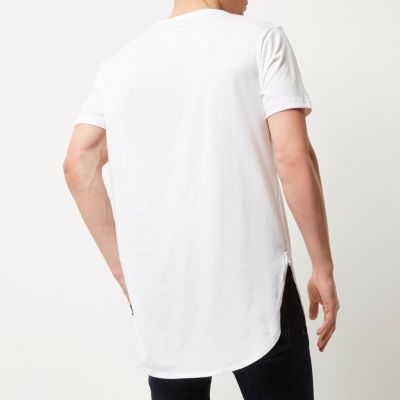 White longline t-shirt